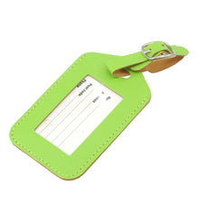 Load image into Gallery viewer, Neon Leatherette Luggage Tag