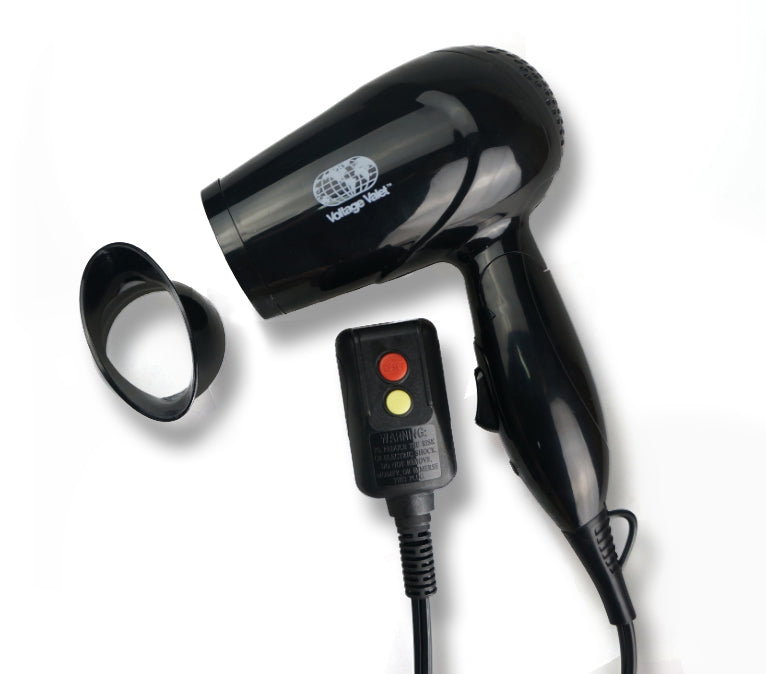 Black And Decker Hair Dryer Black Tie Dual Voltage 1000W Compact Travel
