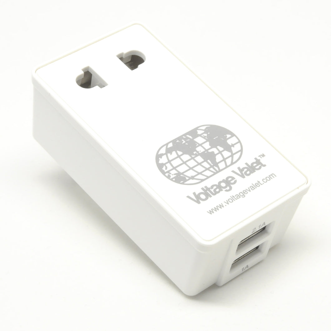 Adapter Plug With 2 Port USB - PAU | North, Central, and South America