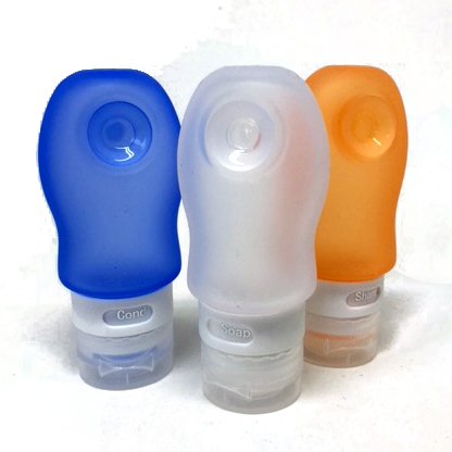 Travel Tubes - Leak Proof Silicone Travel Bottles - 3 Pack | 3 Sizes