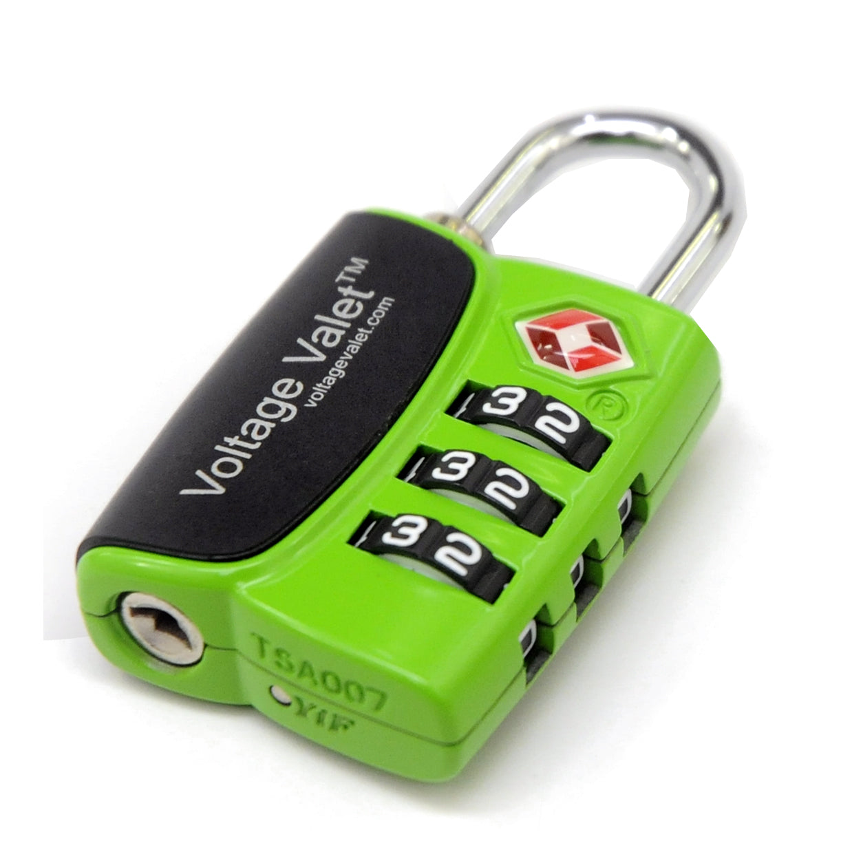 3 Dial TSA Indicator Combination Lock Voltage Valet