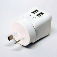 Load image into Gallery viewer, PSU - Universal Travel Adaptor Kit - Dual USB | US / EU / GB / AU / CH / HK